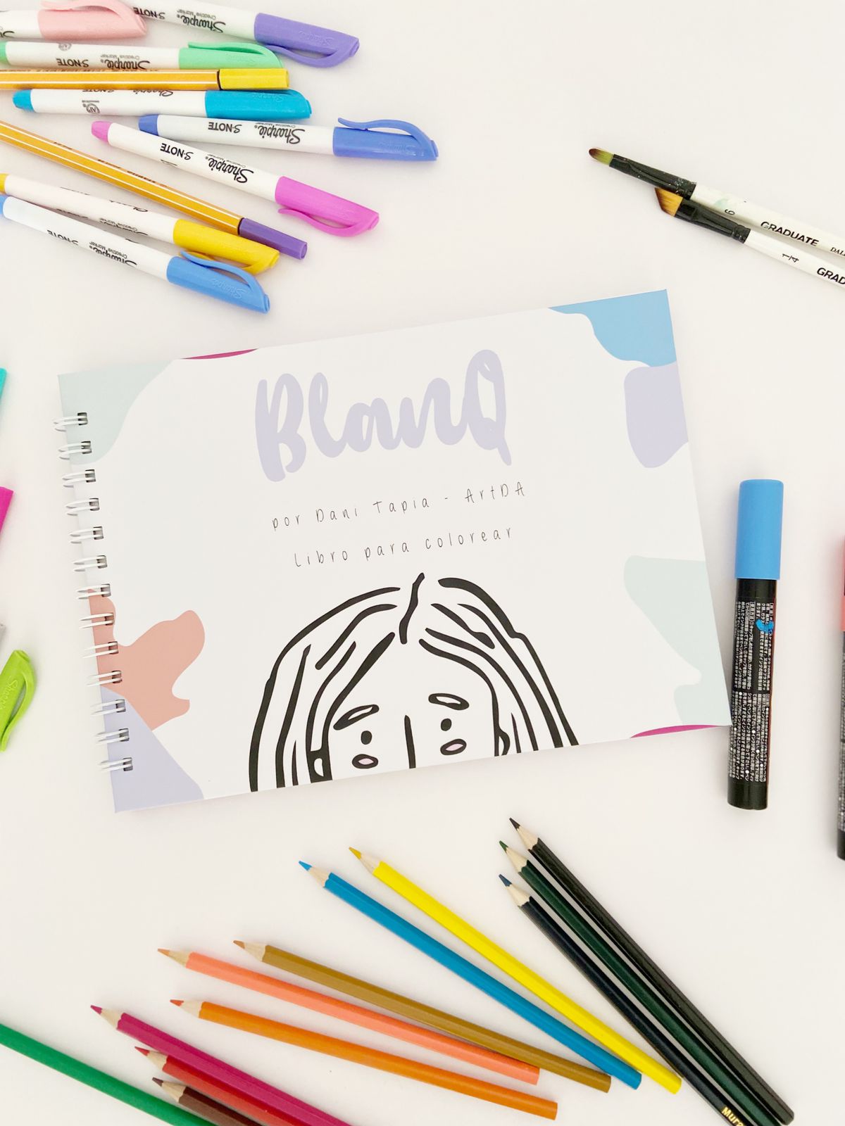 Libro para Colorear Blanq! (Incluye Lápices)