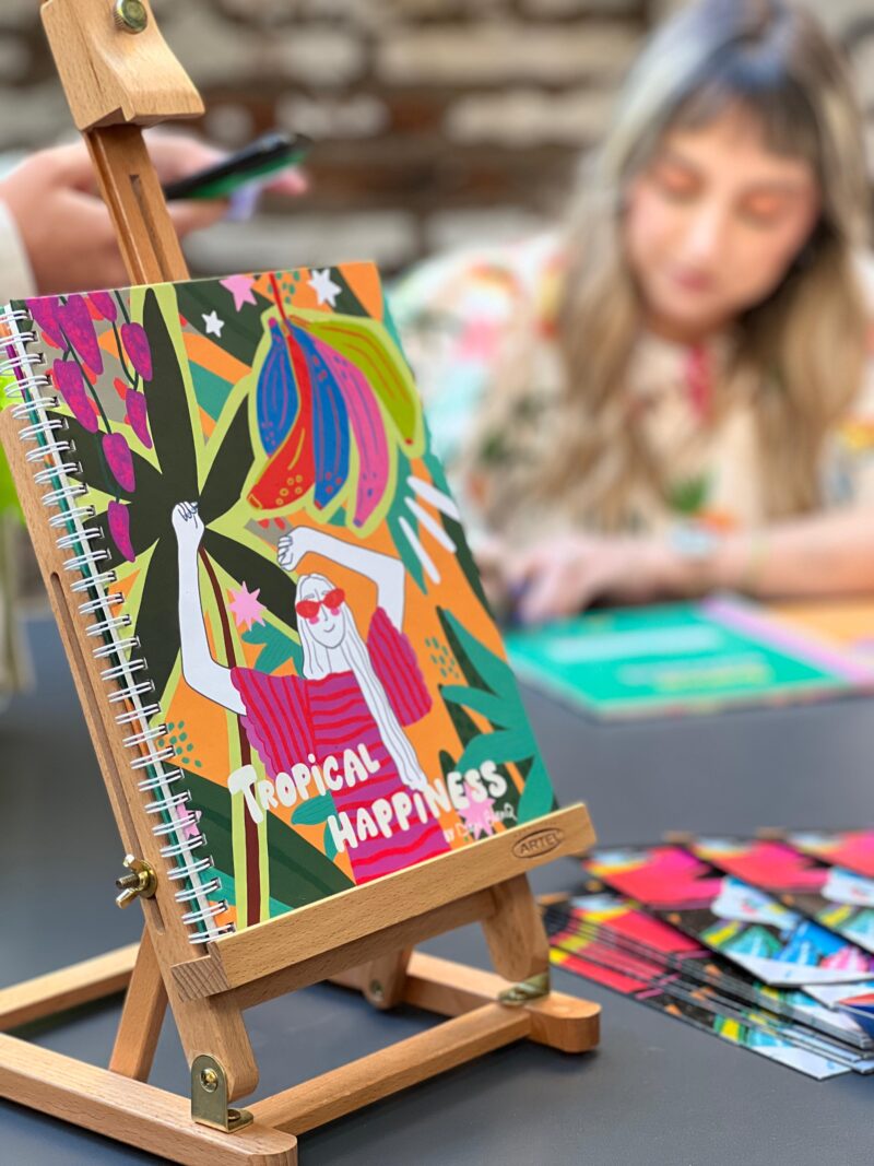 Libro para Colorear Tropical Hapiness