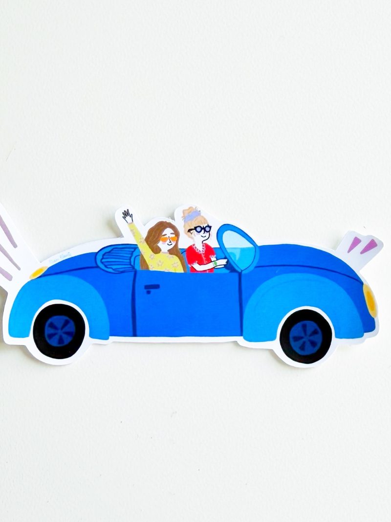 Sticker Paseo Auto