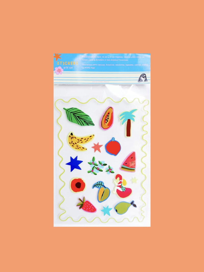 Sticker Set Transferencia Tropical